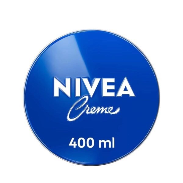 NIVEA Creme Tin (400ml), Moisturising Cream Provides Intensive Protective Care for Soft and Supple Skin, Ideal for Daily Use as a Face, Hand, or Body Cream