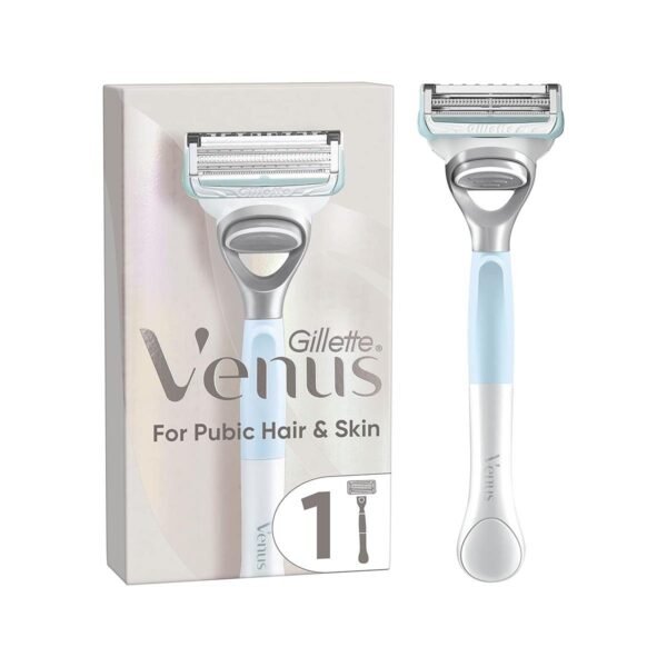 Gillette Venus Women's Razor + 1 Razor Blade Refill with Precision Trimmer, Designed for Pubic Hair & Skin