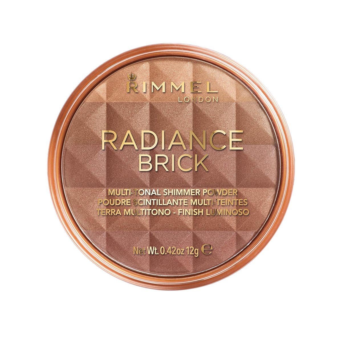 Rimmel Pressed Powder Radiance Brick 12g Dark 003