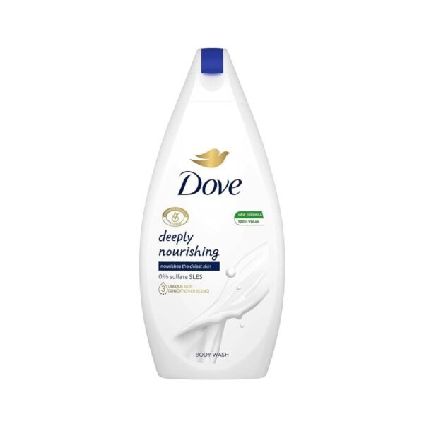 Dove Deeply Nourishing Body Wash Microbiome-Gentle body cleanser for softer, smoother skin after one shower 450 ml