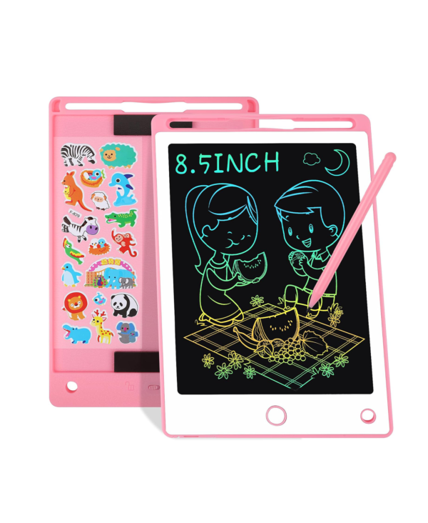 Hnyoou LCD Writing Tablet, 8.5 Inch Lcd Writing Tablet Kids,Drawing Pad For Kids,Kids Graphic Tablet With Screen Delete Button And Lock Switch Graphic Tablet For 2 3 4 5 6 7 Kids(PINK)