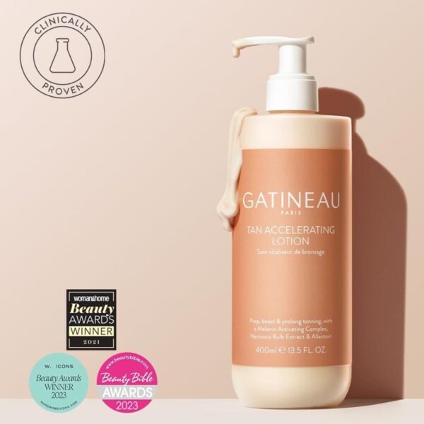 Gatineau - Total Body Glow Collection Skincare Gift Set, with Tan Accelerating Lotion (400ml) & Golden Glow Gradual Tan (400ml) - Image 3