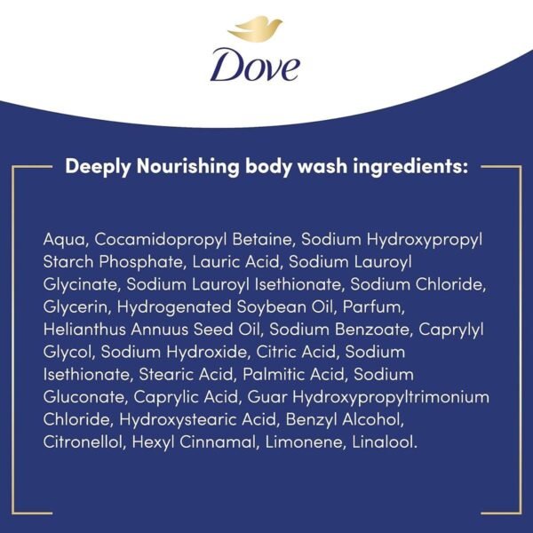 Dove Deeply Nourishing Body Wash Microbiome-Gentle body cleanser for softer, smoother skin after one shower 450 ml - Image 3