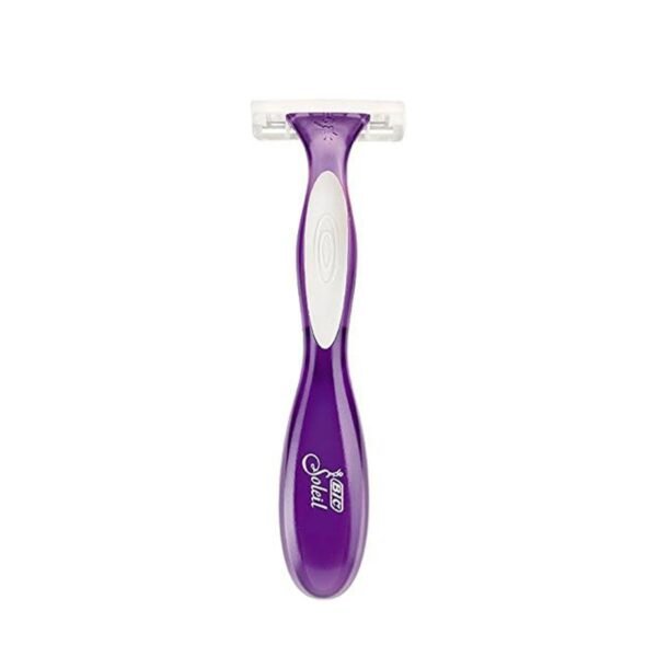 BIC Soleil Scent 3-Blade Lady Razor with Lubricating Strip for a Smooth shave and Easy Grip Handle, Pack of 4 - Image 4