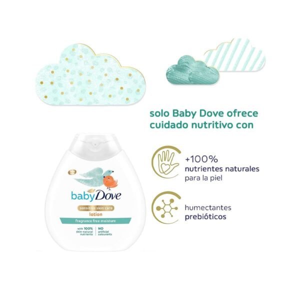 Baby Dove Sensitive Moisture Fragrance Free Lotion, 200 ml - Image 4